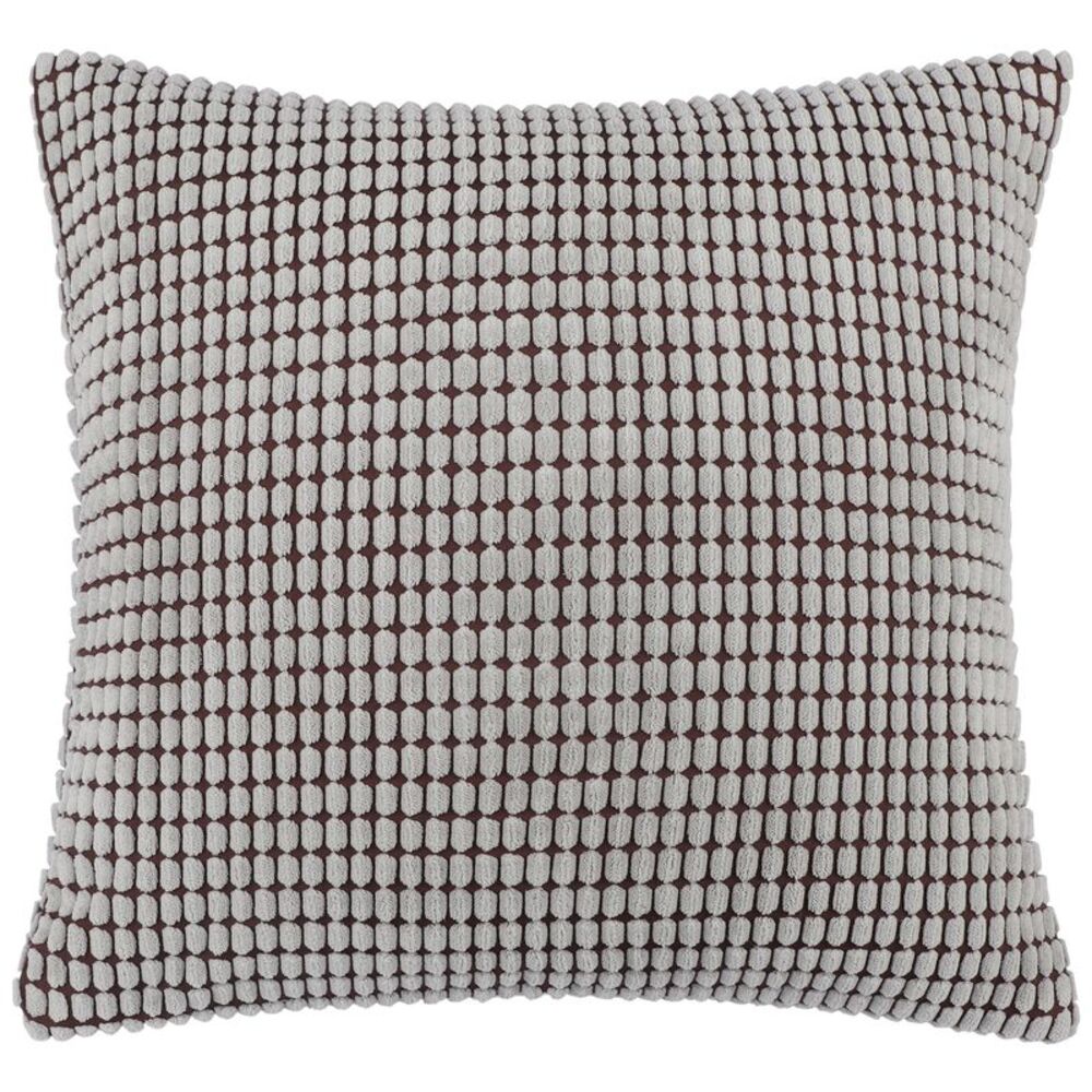 Soft Corduroy Throw Pillow Cover Sofa Cushion Cover 20" x 20" Pale Gray Brown